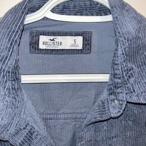 Hollister Slate Corduroy Shirt